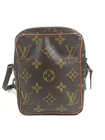 Louis Vuitton LOUIS VUITTON M45268 Monogram Mini Danube (Old Model) Shoulder Bag/Pouch/Shoulder Bag, Canvas, Men's/Women's, Brown (view 2)