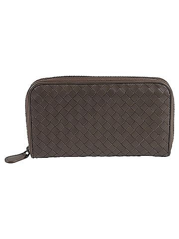 Bottega Veneta Intrecciato Zip Long Wallet (view 1)