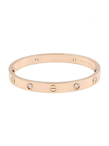 Cartier Cartier Love Bracelet 4PD Accessory 18KPG (Pink Gold) Diamond Women's Gold Tone Clear B6036016 (view 1)