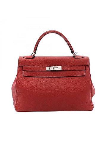 Hermès Hermes Kelly 32 Rouge Casaque, 2-way handbag, Togo leather, red, 028747CK (view 1)