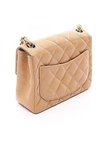 Chanel Chanel Mini Matelassé Shoulder Bag/Handbag, Caviar Leather (Grained Calfskin), Women's, Beige, A01115 (view 2)