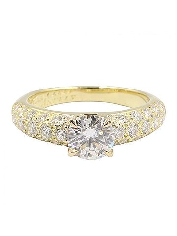 Van Cleef & Arpels Van Cleef & Arpels Diamond Ring, 18K (Yellow Gold), Women's Clear Tone (view 2)