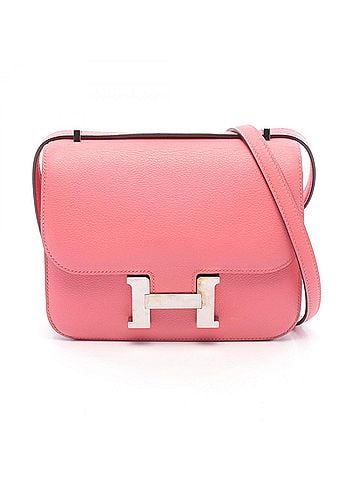 Hermès Hermes Constance 3 Mini Shoulder Bag/Handbag, Leather, Evercolor, Pink Tone (view 1)