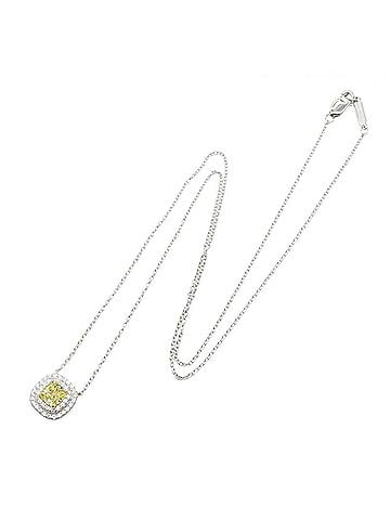 Tiffany & Co. Tiffany & Co. Diamond Necklace, Platinum (Pt950), 18K Yellow Gold, Diamond, Women's, Silver, Yellow, Clear Tones (view 2)