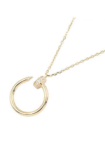 Cartier Cartier Juste un Clou Necklace, Diamond 18K (Yellow Gold), Women's, Gold Tone, Clear B7224512 (view 1)