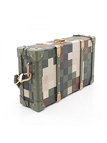Louis Vuitton Louis Vuitton Neo Wallet Trunk Damouflage Shoulder Bag Handbag, Coated Canvas Leather, Men's, Khaki/Multicolor M10489 (view 2)