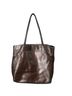 Coach 100% Leather Brown Gold Leather Tote One size - photo 2
