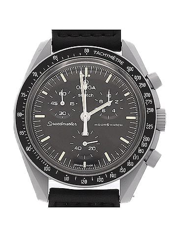 Swatch Swatch x Omega Mission to Earth Phase SO33M700 Bioceramic Quartz Watch (view 1)