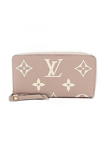 Louis Vuitton Louis Vuitton Zippy Wallet Bicolor Round Long Leather Monogram Empreinte Women's Beige/Ivory M69794 (view 1)