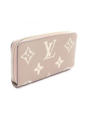 Louis Vuitton Louis Vuitton Zippy Wallet Bicolor Round Long Leather Monogram Empreinte Women's Beige/Ivory M69794 (view 2)