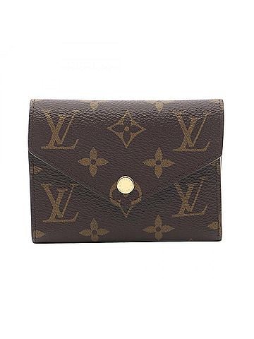 Louis Vuitton Louis Vuitton Portefeuille Victorine Monogram Tri-fold Wallet for Women, Brown, M62472 (view 1)