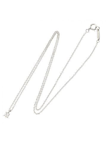 Tiffany & Co. Tiffany & Co. Solitaire Necklace, Platinum (Pt950), Diamond, Women's, Silver/Clear Tone (view 2)