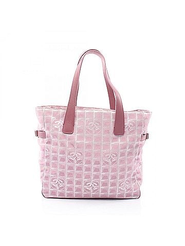 Chanel Chanel New Travel Line GM Tote Bag Handbag Leather Nylon Canvas Women's Pink A15825 (view 1)