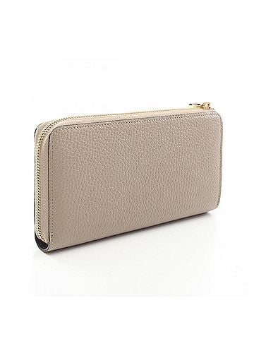 Louis Vuitton Louis Vuitton Portefeuille Comet Galet L-shaped Zipper Long Wallet, Taurillon Leather, Women's, Beige, M63104 (view 2)