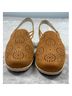David Tate 100% Leather Floral Tan Wedges Size 11 - photo 7