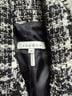 Sandro Plaid Black White Blazer Size S - photo 2