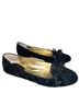 Coach 100% Suede Black Flats Size 8 - photo 1