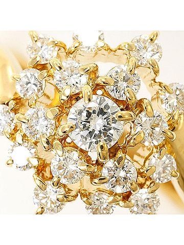 Unbranded 18K (18-karat) Yellow Gold Ring with 0.64ct Diamond, 4.2g Total Weight, Like New Condition, Certificate of Authenticity. (view 2)