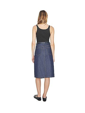 Tory Burch The classic cotton denim  Denim Skirt (view 2)