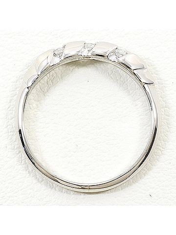 Unbranded PT900 Platinum Ring with 0.08ct Diamond, Total Weight 2.8g, Like New Condition. (view 2)
