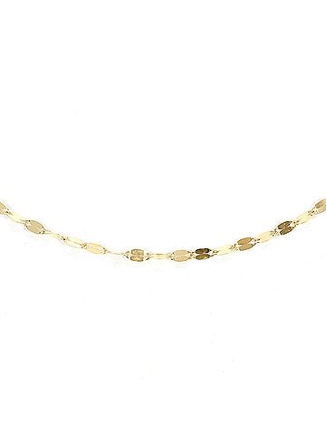 Unbranded 18K (18-karat) Yellow Gold Necklace, Total Weight 0.7g, 40cm, Like New Condition. (view 1)