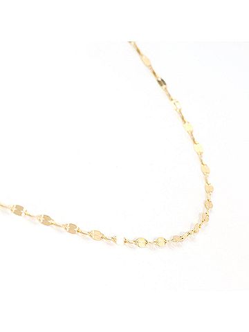 Unbranded 18K (18-karat) Yellow Gold Necklace, Total Weight 0.7g, 40cm, Like New Condition. (view 2)