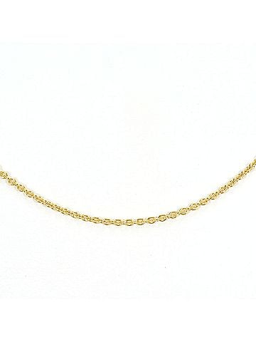 Unbranded 18K (18-karat) Yellow Gold Necklace, Total Weight 2.2g, 45cm, Like New Condition. (view 1)