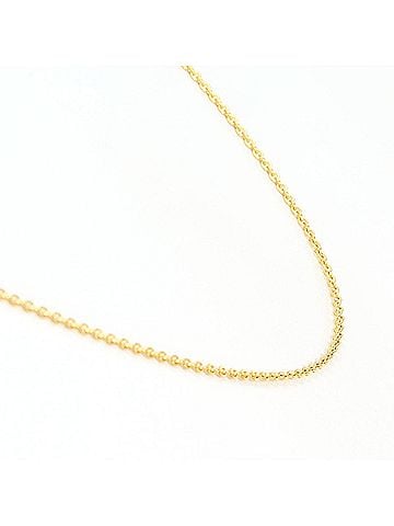 Unbranded 18K (18-karat) Yellow Gold Necklace, Total Weight 2.2g, 45cm, Like New Condition. (view 2)