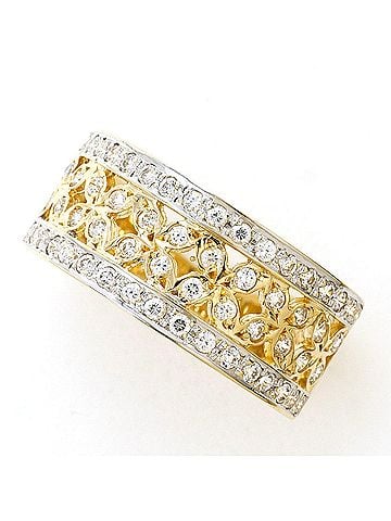 Unbranded K14 14K YG Yellow Gold Ring, 1 Zirconia Stone, Total Weight 3.7g, Like New Condition (view 1)