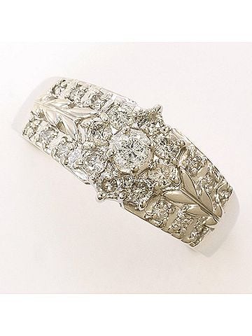 Unbranded PT900 Platinum Ring, 1 Diamond (0.50ct), with Appraisal Certificate, Total Weight 3.8g, Like New Condition. (view 1)