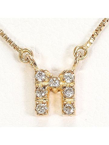 Unbranded K10 10K PG Pink Gold Necklace with 0.03ct Diamond, Total Weight 1.0g, 41cm, Like New Condition (view 1)