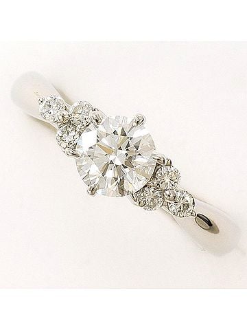 Unbranded PT900 Platinum Ring with 0.515ct Diamond and 0.12ct (VVS2 clarity, certified), Total Weight 3.7g, Like New Condition. (view 1)