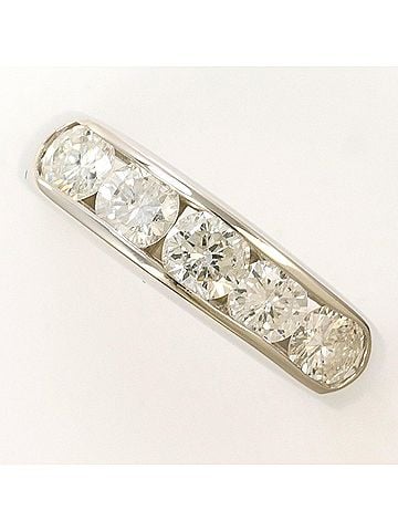 Unbranded PT900 Platinum Ring, 1 Diamond, 1.00ct, Certificate of Authenticity, Total Weight 4.5g, Like New Condition. (view 1)
