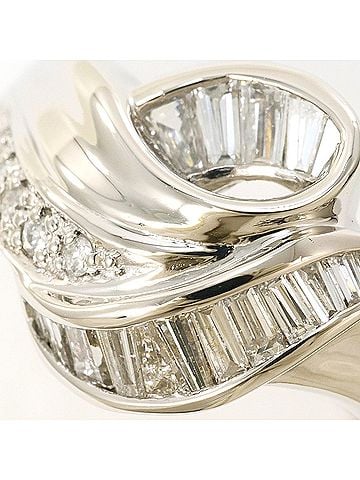 Unbranded PT850 Platinum Ring, 1 Diamond (0.50ct), with Appraisal Certificate, Total Weight 6.5g, Like New Condition. (view 2)