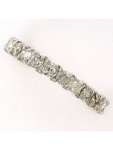 Unbranded PT900 Platinum Ring, 1 Diamond (1.00ct), with Appraisal Certificate, Total Weight 2.9g, Like New Condition. (view 1)