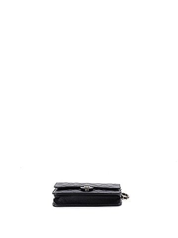 Chanel Classic Flap Phone Holder with Chain Quilted Caviar (view 2)