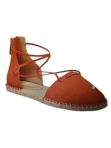 Eileen Fisher New in box Lace Up tumbled leather espadrille sandals  Flats (view 1)