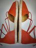 Eileen Fisher 100% Leather Solid Orange Flats Size 7 - photo 6