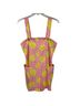 Hutch 100% Polyester 100% Polyester Leopard Print Pink Yellow Romper Size S - photo 1