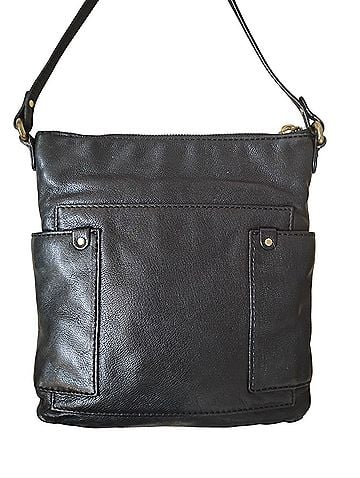 Marc Jacobs designer, vintage, y2k, leather, gold-tone hardware, authentic, luxury Leather Crossbody Bag (view 2)