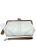 Coach 100% Leather White Leather Wristlet One size - photo 1