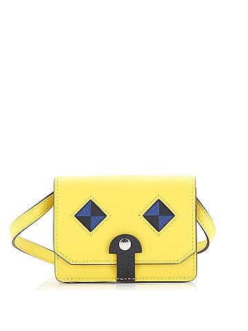 Hermès Chien Card Holder with Strap Swift and Chevre Mysore (view 1)