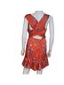 Alexis 100% Polyester 95% Polyester 5% Elastane Floral Multi Color Casual Dress Size XL - photo 2