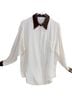 Express Ivory Long Sleeve Button-Down Shirt Size L - photo 1