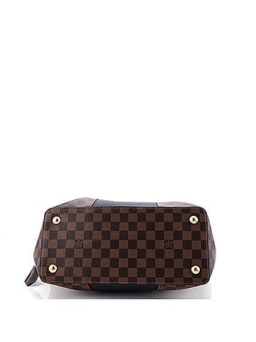 Louis Vuitton Jersey Handbag Damier with Leather (view 2)