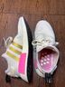 Adidas Ivory Pink Gold Sneakers Size 9 - photo 5