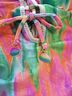 Becca Print Pink Green One Piece Swimsuit Size S - photo 4