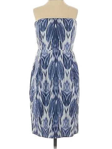 J.Crew Collection ikat silk strapless Cocktail Dress (view 1)