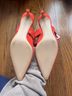 Zara 100% Suede Red Pink Heels Size 8 1/2 - photo 6