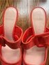 Zara 100% Suede Red Pink Heels Size 8 1/2 - photo 4